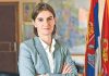 Ana Brnabic átvette az államfői feladatokat Szerbiában