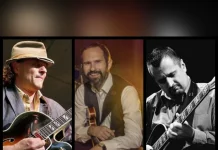 Jure Pukl szaxofonos, Joe Sanders bőgős és Gregory Hutchinson a Budapest Jazz Clubban